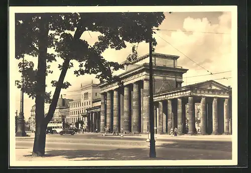 AK Berlin, am Brandenburger Tor