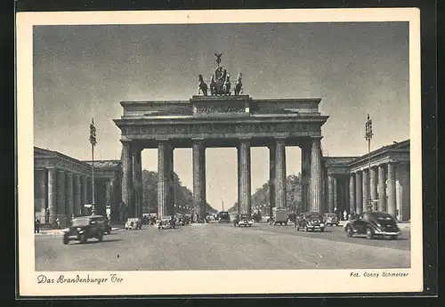 AK Berlin, Blick zum Brandenburger Tor