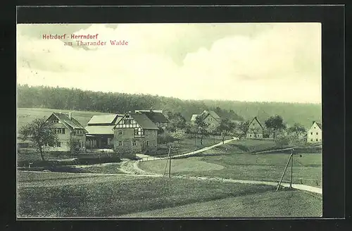 AK Hetzdorf-Herrndorf, Häuser am Tharander Walde