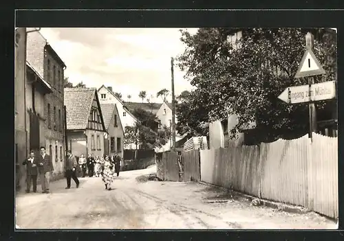 AK Weissenborn, Gasthaus Thüringer Hof