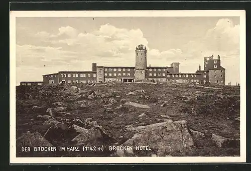 AK Brocken / Harz, Hotel