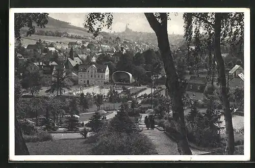 AK Oberschlema, Konzertplatz im Park