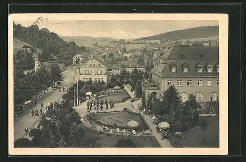 AK Oberschlema / sächs. Erzgebirge, Konzert im Kurpark