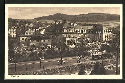 AK Oberschlema / Erzgeb., Blick auf das Kurhotel