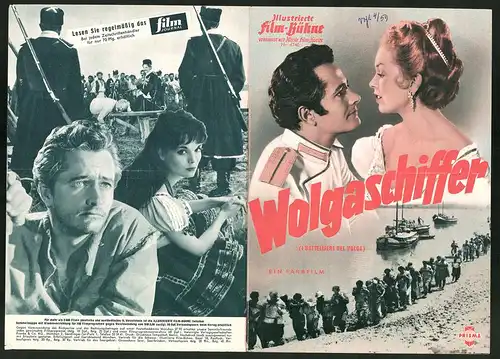 Filmprogramm IFB Nr. 4740, Wolgaschiffer, John Derek, Dawn Addams, Regie: Victor Tourjansky
