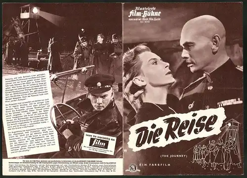 Filmprogramm IFB Nr. 4744, Die Reise, Deborah Kerr, Yul Brynner, Robert Morley, Regie: Anatole Litvak