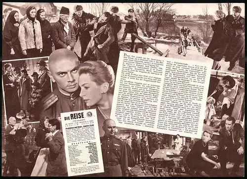 Filmprogramm IFB Nr. 4744, Die Reise, Deborah Kerr, Yul Brynner, Robert Morley, Regie: Anatole Litvak