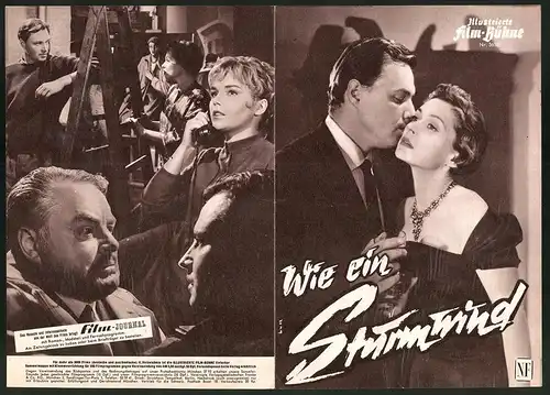 Filmprogramm IFB Nr. 3658, Wie ein Sturmwind, Lilli Palmer, Willi A. Kleinau, Ivan Desny, Regie: Dr. Falk Harnack