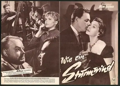 Filmprogramm IFB Nr. 3658, Wie ein Sturmwind, Lilli Palmer, Willi A. Kleinau, Ivan Desny, Regie: Dr. Falk Harnack
