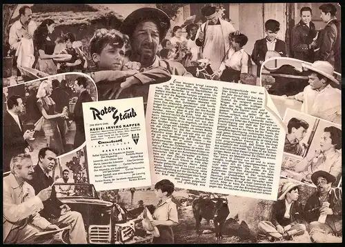 Filmprogramm IFB Nr. 3669, Roter Staub, Rodolfo Hoyos, Michel Ray, Regie: Irving Rapper