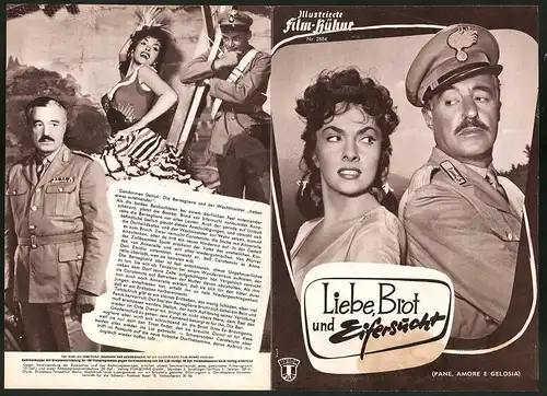 Filmprogramm IFB Nr. 2884, Liebe, Brot und Eifersucht, Gina Lollobrigida, Vittorio de Sica, Regie: Luigi Comencini