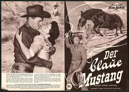 Filmprogramm IFB Nr. 2678, Der blaue Mustang, Joel McCrea, Mari Blanchard, Regie: Jesse Hibbs