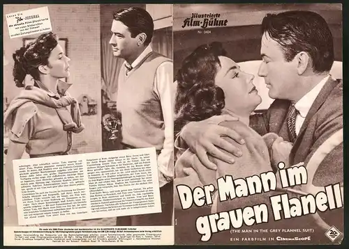 Filmprogramm IFB Nr. 3404, Der Mann im grauen Flanell, Gregory Peck, Jennifer Jones, Regie: Nunnally Johnson