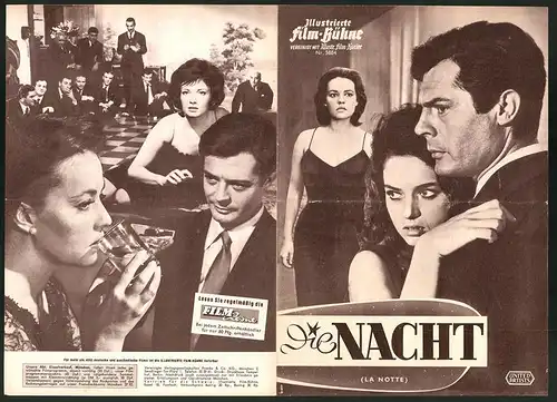 Filmprogramm IFB Nr. 5884, Die Nacht, Jeanne Moreau, Marcello Mastroianni, Regie: Michelangelo Antonioni