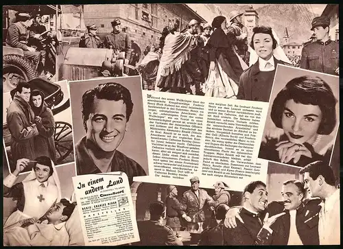 Filmprogramm IFB Nr. 4196, In einem andern Land, Rock Hudson, Jennifer Jones, Regie: Charles Minor