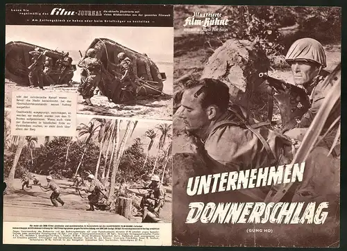Filmprogramm IFB Nr. 4316, Unternehmen Donnerschlag, Randolph Scott, Robert Mitchum, Regie: Ray Enright