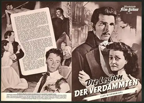 Filmprogramm IFB Nr. 1833, Die Legion der Verdammten, Michael Rennie, Debra Paget, Regie: Lewis Milestone