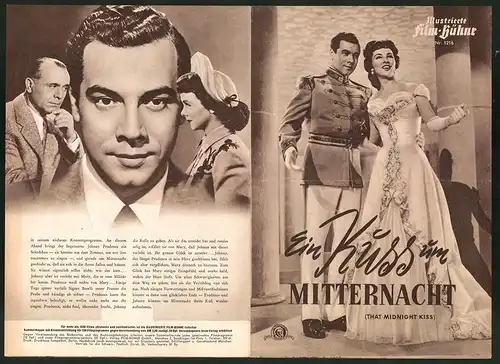 Filmprogramm IFB Nr. 1216, Ein Kuss um Mitternacht, Kathryn Grayson, José Iturbi, Regie: Norman Taurog
