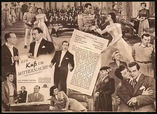 Filmprogramm IFB Nr. 1216, Ein Kuss um Mitternacht, Kathryn Grayson, José Iturbi, Regie: Norman Taurog