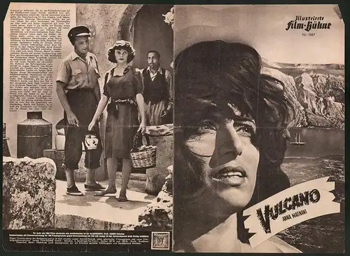 Filmprogramm IFB Nr. 1067, Vulcano, Anna Magnani, Rossano Brazzi, Regie: William Dieterle