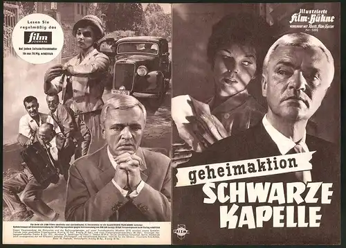 Filmprogramm IFB Nr. 5002, Geheimaktion Schwarze Perle, Peter van Eyck, Dawn Addams, Regie: Ralph Habib