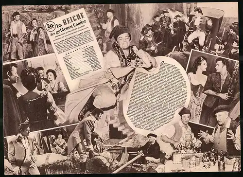 Filmprogramm IFB Nr. 1991, Im Reiche des goldenen Condor, Cornel Wilde, Constance Smith, Regie: Delmer Daves