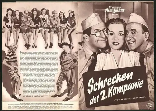 Filmprogramm IFB Nr. 1564, Schrecken der 2. Kompanie, Jimmy Durante, Jane Wyman, Regie: Lewis Seiler