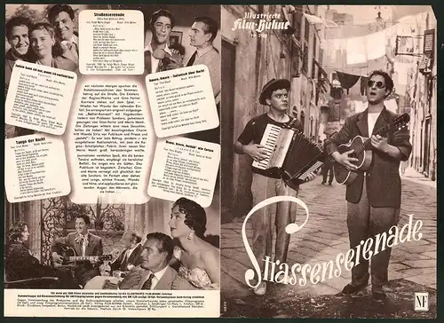 Filmprogramm IFB Nr. 2165, Strassenserenade, Vico Torriani, Sybil Werden, Regie: Werner Jacobs