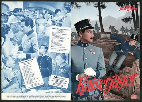 Filmprogramm IFB Nr. 3565, Kaiserjäger, Judith Holzmeister, Erika Remberg, Regie: Willi Forst