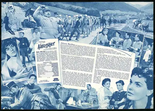 Filmprogramm IFB Nr. 3565, Kaiserjäger, Judith Holzmeister, Erika Remberg, Regie: Willi Forst