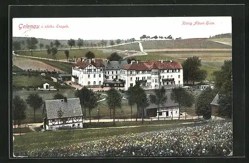 AK Gelenau i. sächs. Erzgeb., König Albert-Heim