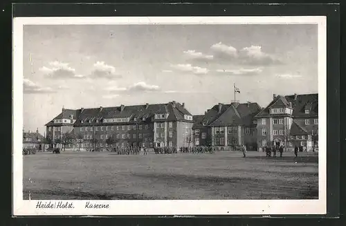 AK Heide /Holst., Ansicht der Kaserne