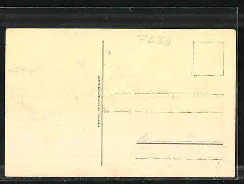 AK Lahr i. B., Friedrichschule, während des Krieges Kaserne des Inf.-Regt. 171