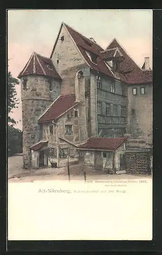 AK Alt-Nürnberg, Schwedenhof auf der Burg