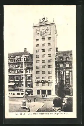 AK Leipzig, Das erste Hochhaus am Augustusplatz