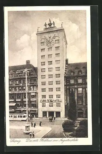 AK Leipzig, Das erste Hochhaus am Augustusplatz