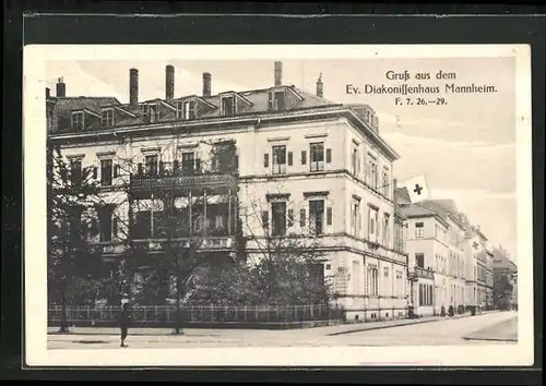 AK Mannheim, Ev. Diakonissenhaus, Strasse F. 7. 26-29