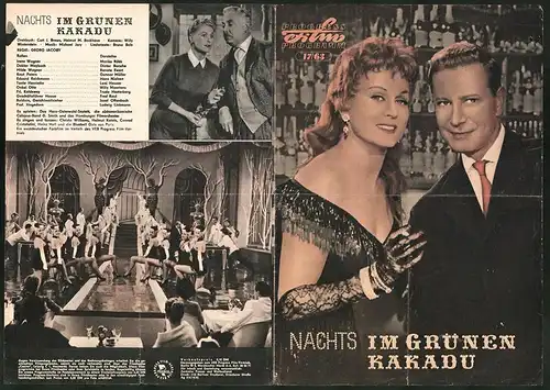 Filmprogramm PFP Nr. 17 /63, Nachts im grünen Kakadu, Marika Rökk, Dieter Borsche, Regie: Georg Jacoby