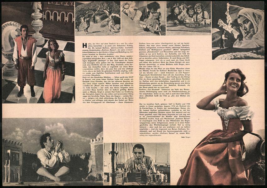 Filmprogramm PFP Nr. 125 /63, Die drei Welten des Gulliver, Kerwin Mathews, June Thorburn, Regie