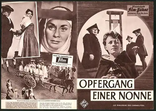 Filmprogramm IFB Nr. 5326, Opfergang einer Nonne, Jeanne Moreau, Alida Valli, Regie: R. L. Bruckberger