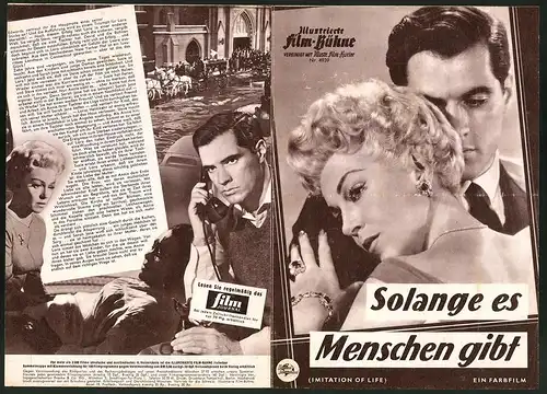 Filmprogramm IFB Nr. 4939, Solange es Menschen gibt, Lana Turner, John Gavin, Regie: Douglas Sirk
