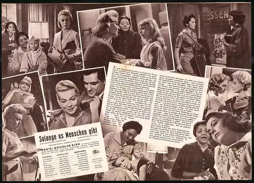 Filmprogramm IFB Nr. 4939, Solange es Menschen gibt, Lana Turner, John Gavin, Regie: Douglas Sirk