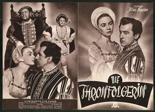 Filmprogramm IFK Nr. 1788, Die Thronfolgerin, Jean Simmons, Stewart Granger, Regie: George Sidney