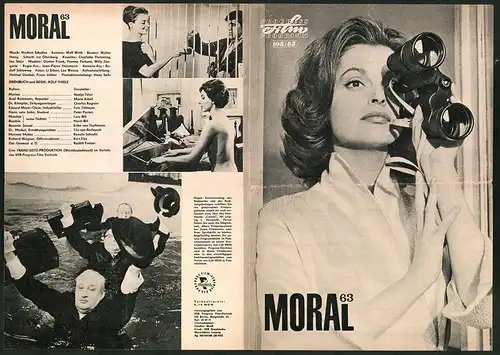 Filmprogramm PFP Nr. 108 /65, Moral 63, Nadja Tiller, Mario Adorf, Regie: Rolf Thiele