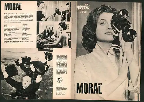 Filmprogramm PFP Nr. 108 /65, Moral 63, Nadja Tiller, Mario Adorf, Regie: Rolf Thiele