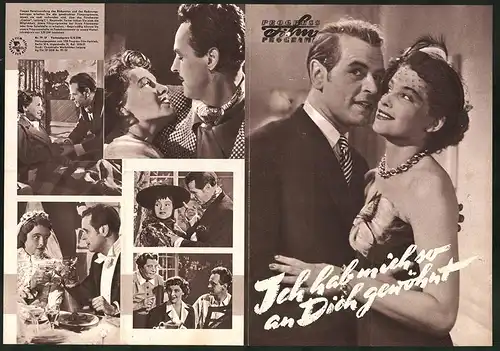 Filmprogramm PFP Nr. 79 /57, Ich hab mich so an Dich gewöhnt, Inge Egger, O. W. Fischer, Regie: Eduard v. Borsody
