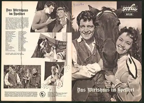 Filmprogramm PFP Nr. 97 /59, Das Wirtshaus im Spessart, Liselotte Pulver, Carlos Thompson, Regie: Kurt Hoffmann