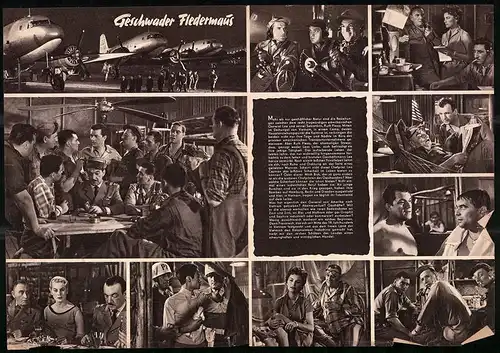 Filmprogramm PFP Nr. 114 /58, Geschwader Fledermaus, Wolfgang Heinz, Christine Laszar, Regie: Erich Engel