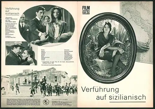 Filmprogramm Film für Sie Nr. 83 /66, Verführung auf sizilianisch, Stefania Sandrelli, Saro Urzi, Regie: Pietro Germi