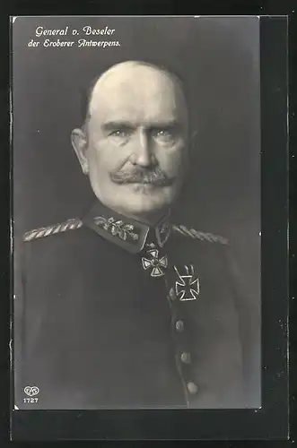 AK Heerführer General von Beseler, der Eroberer Antwerpens